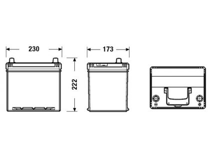 29955 exide 12v 60ah excell eb 604