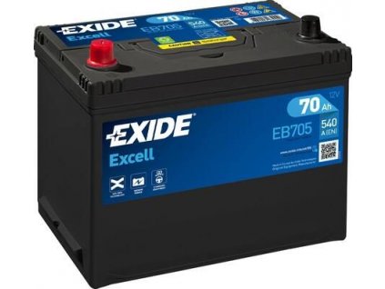 Exide 12V/70AH Excell EB-705