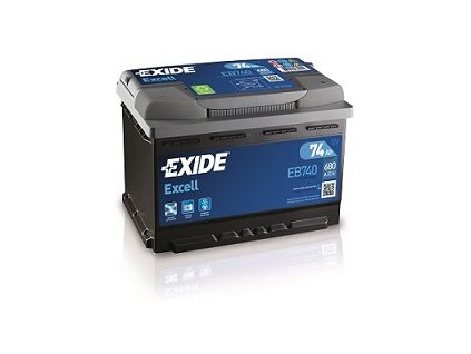 Exide 12V/74AH Excell EB-741