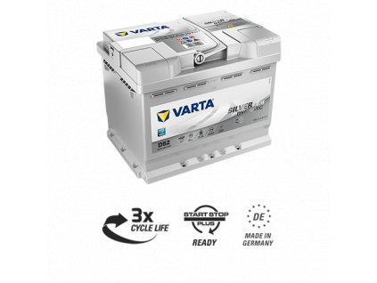 Varta 12V/60Ah Silver dynamic AGM, 560901068