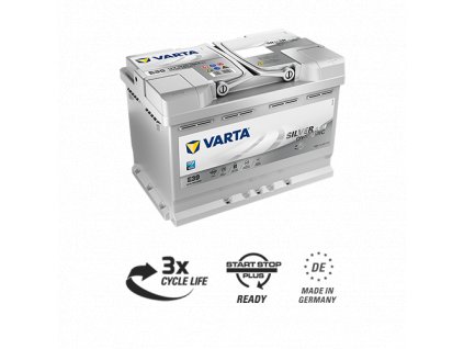 Varta 12V/70Ah Silver dynamic AGM, 570901076