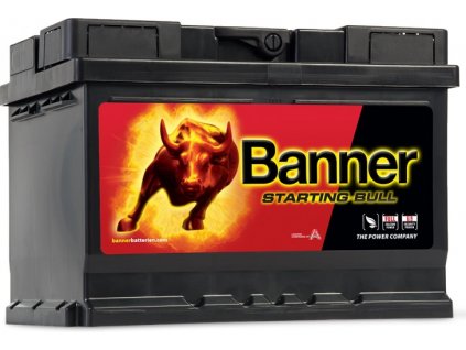 banner starting bull 12v 55ah 450a 55519 original