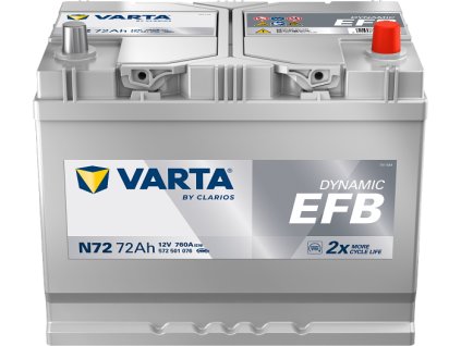 93572 1 autobaterie varta blue dynamic efb 12v 72ah 760a 572501076