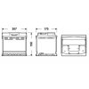 29940 exide 12v 50ah excell eb 500