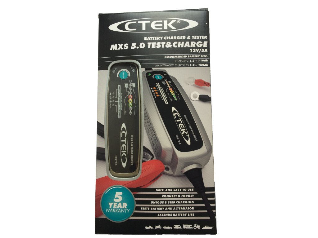 Nabíječka CTEK MXS 5.0 TEST & CHARGE