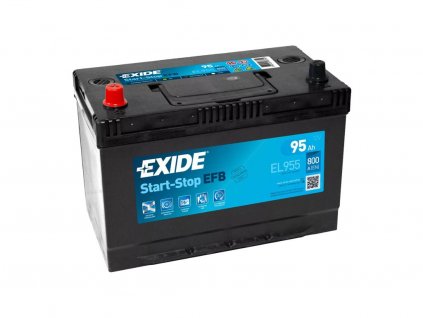 autobaterie exide start stop efb 95ah 12v el955