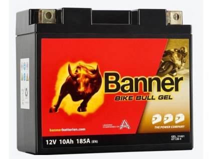 BANNER BIKE BULL GEL GT12B 4 12V 10AH 185A