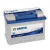 Varta Blue Dynamic 12V 74Ah 680A, 574 012 068, E11  česká distribuce, připravena k použití + výkup staré autobaterie při doručení nové