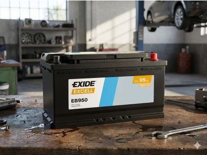EXIDE excell  95Ah, 12V, EB950
