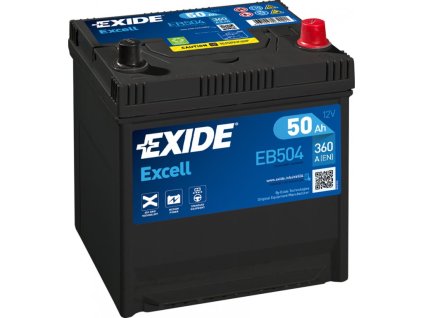 87352 autobaterie exide excell 50ah 12v eb504