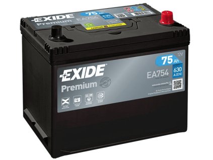 Exide Premium 12V 75Ah 630A EA754