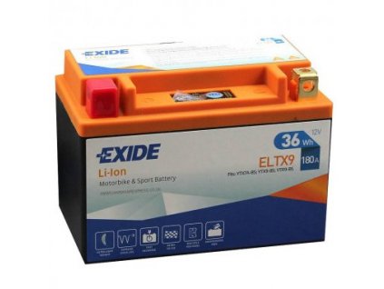 Motobaterie EXIDE Li-ion ELTX9 12V 36Wh 180A