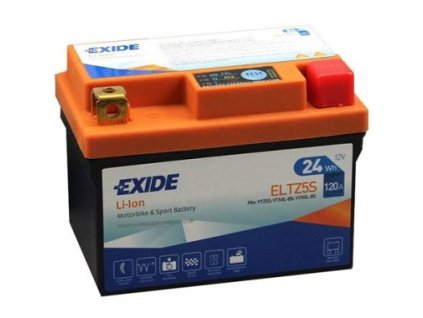 Motobaterie Exide Bike Li-Ion 12V, 2Ah, 120A, 24Wh, ELTZ5S