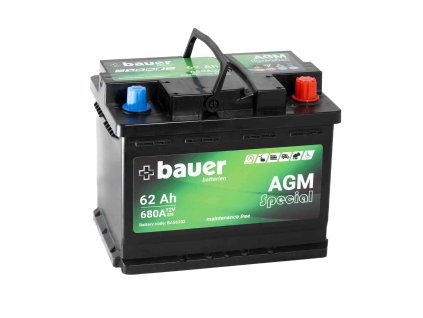 autobaterie Bauer AGM 62 Ah