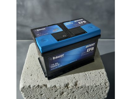 Autobaterie BAUER Carbon EFB 75Ah 12V 760A BA57705 edited 1