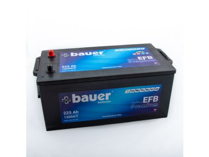 Autobaterie BAUER Carbon EFB 225Ah 12V