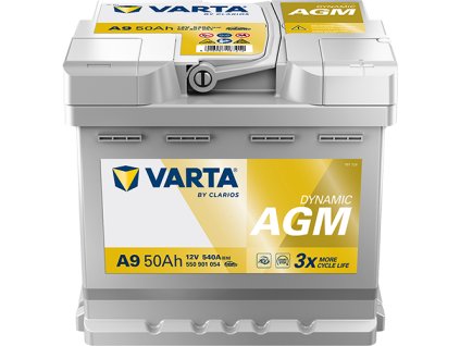 Autobaterie VARTA Silver Dynamic AGM 50Ah, 12V, A9