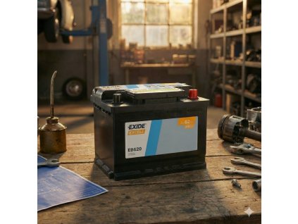 EXIDE Excell 62Ah, 12V, EB620
