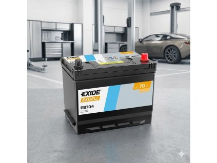 EXIDE Excell 70Ah, 12V, EB704
