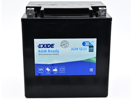Motobaterie Exide AGM Ready 12V 30Ah – YIX30L-BS (AGM12-31)