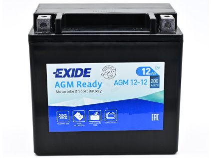 Motobaterie Exide AGM Ready 12V 12Ah (200A) – AGM12-12M