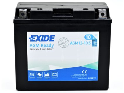 Motobaterie Exide AGM Ready 12V 10Ah (160A) – AGM12-10.5