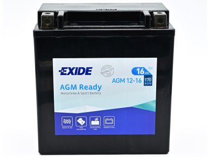 Motobaterie Exide AGM Ready 12V 16Ah – AGM12-16