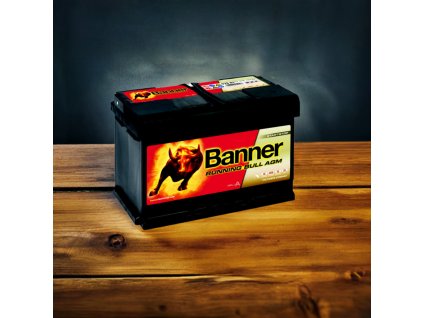 Banner Running Bull AGM 570 01, 70Ah, 12V ( 57001 ) 016570010101 edited 1