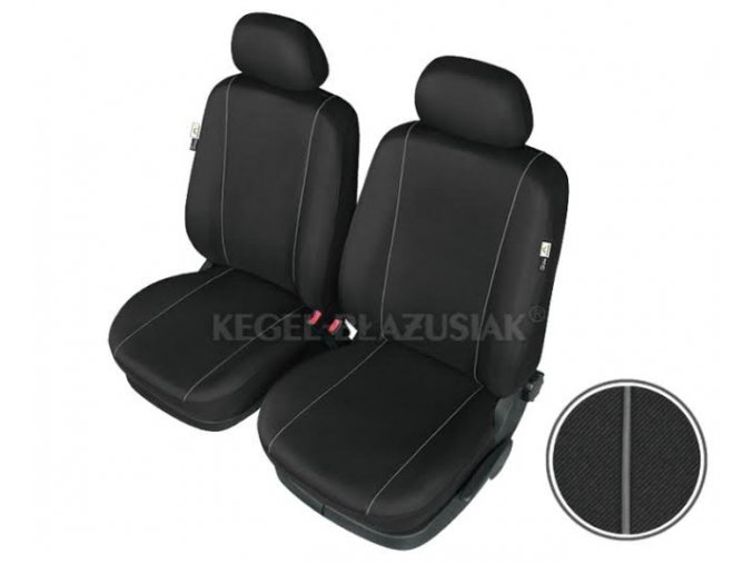 AUTOPOTAH "SCHMIDT" na predni sedacky RENAULT Megane od 2008 (III) SOLID CERNY 2ks