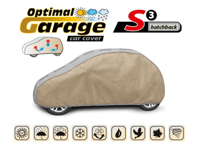 Plachta na auto OPTIMAL-GARAGE rozměr S3 Hatchback