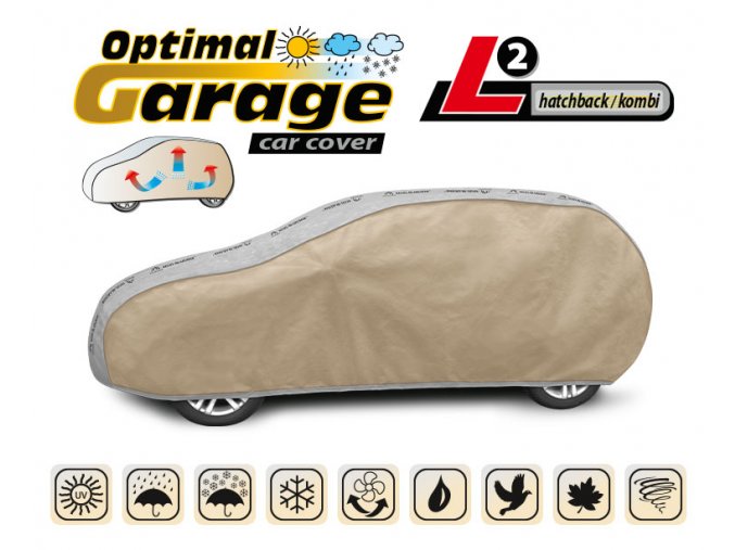 Plachta na auto OPTIMAL-GARAGE rozměr L2 hatchback/kombi