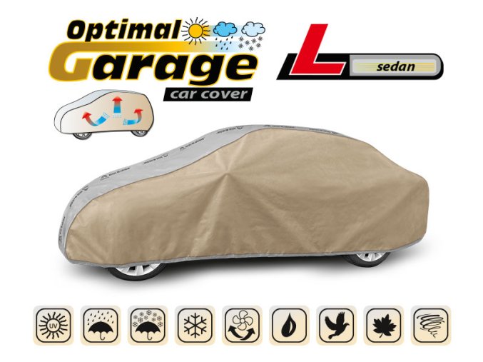 Plachta na auto OPTIMAL-GARAGE rozměr L sedan