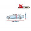 Plachta na auto BASIC GARAGE XL sedan