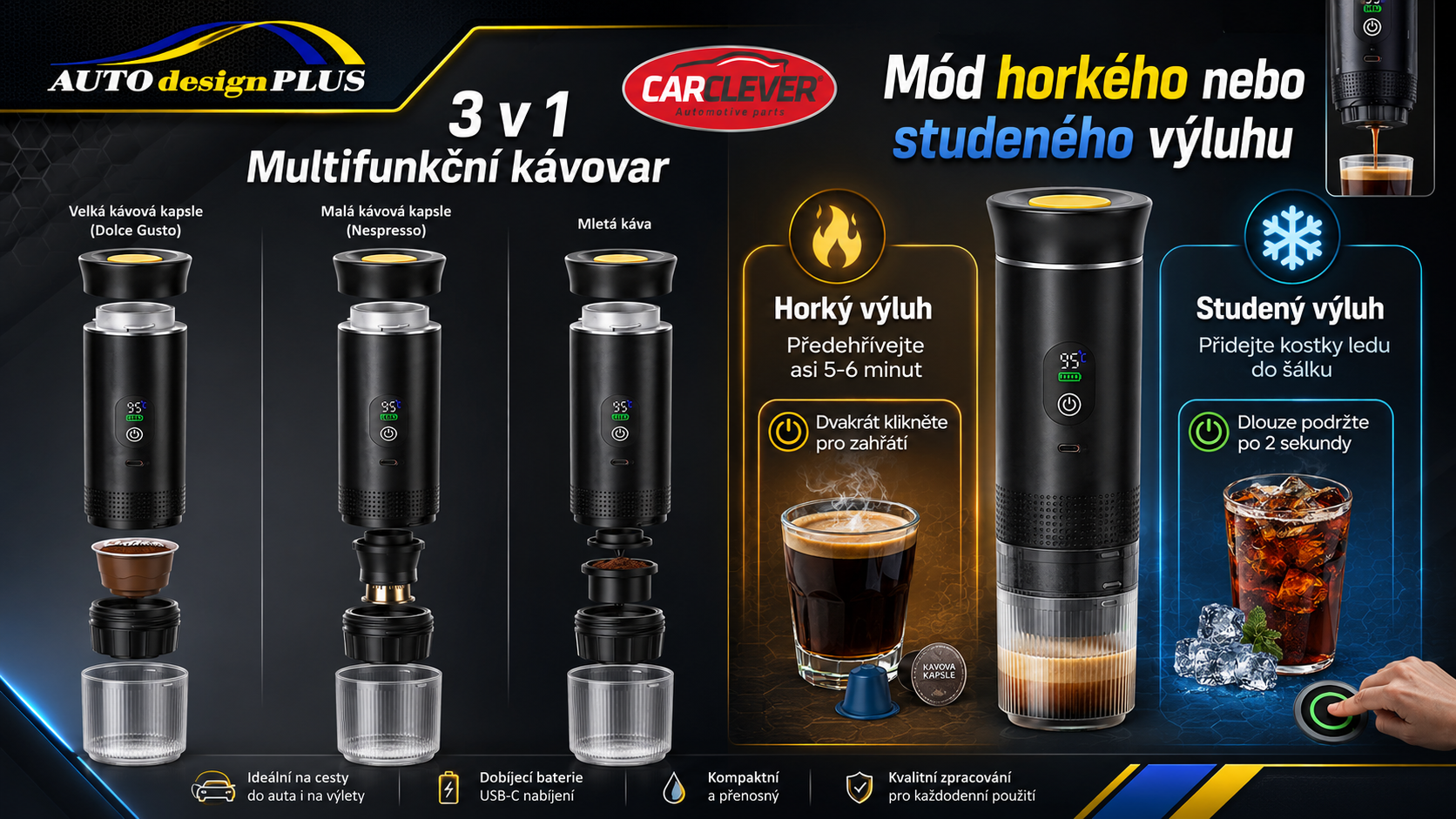 Carclever Kávovar