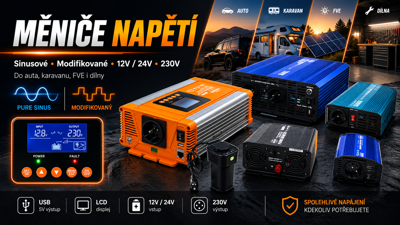 Měniče napětí