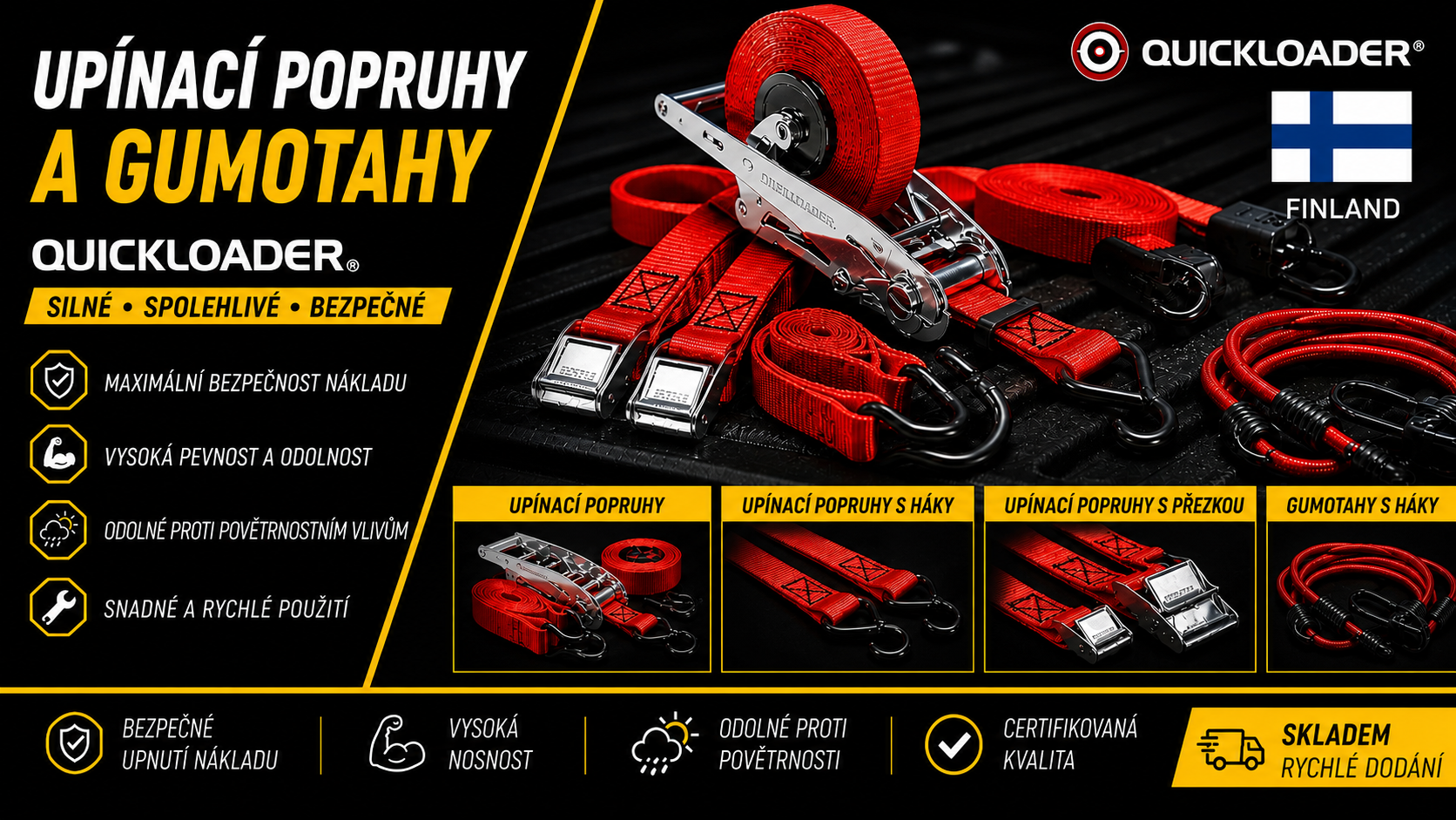 Upínací poruhy Quickloader