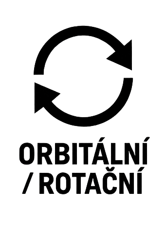Orbitální a rotační použití