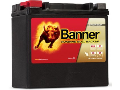 banner running bull backup agm 12v 12ah 514 00 aux 14 original