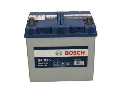 Autobaterie BOSCH S4 12V 60Ah 540A EN ASIA Levá 0092S40250