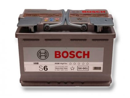 Autobaterie Bosch S6 12V 70Ah 760A, 0 092 S60 010