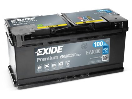 autobaterie exide premium 12v 100ah 900a ea1000 original