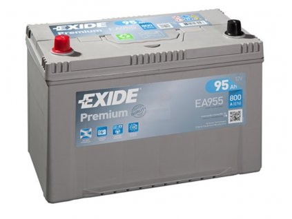 Autobaterie EXIDE Premium 12V 95Ah 800A levá EA955