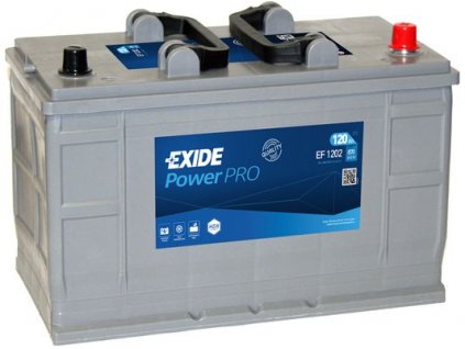 Autobaterie EXIDE Professional Power HDX 12V 120Ah 870A EF1202