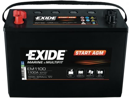 Autobaterie EXIDE Start AGM 12V 100Ah 925A EM1100