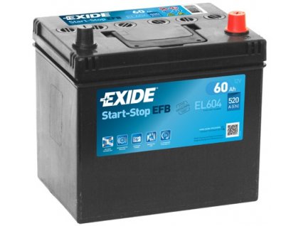 Autobaterie EXIDE Start-Stop EFB 12V 60Ah EL-604