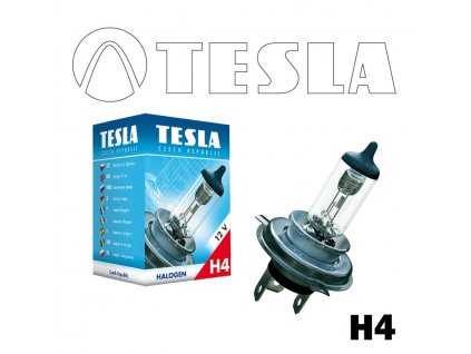 Automobilová žárovka TESLA H4 12V 55W P43t