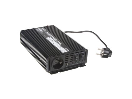 Autonabíječka 12V/10A + měnič 600W 12/230V, UPS