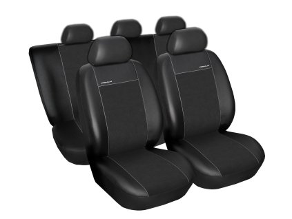 Autopotahy Audi A4 B5 AVANT kombi, od r. 1994-2001, Eco kůže + alcantara černé