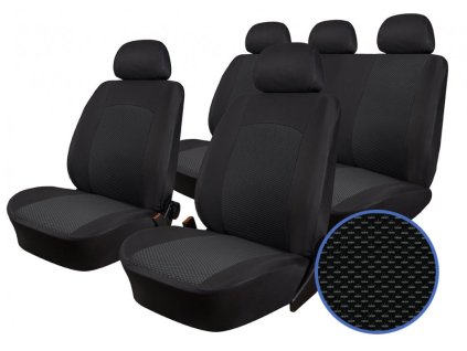 Autopotahy CITROEN C-1, 3 DVEŘ, DĚLENÉ OPĚRADLO, od r. v. 2005, žakar tmavý