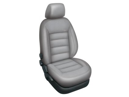 Autopotahy HONDA ACCORD VIII sedan, od r. 2008, AUTHENTIC LEATHER, šedé